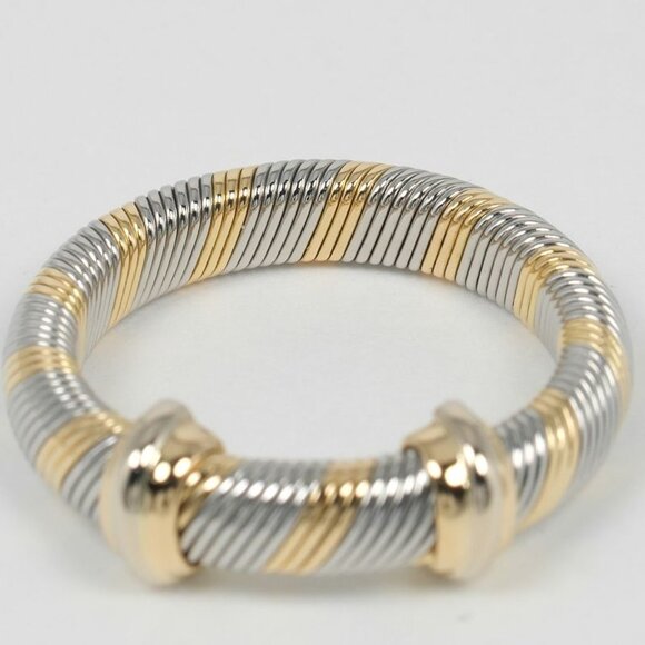 Cartier All Air Ciel Vintage 18K Yellow Gold Stainless Steel No 11.5 - Picture 7 of 10